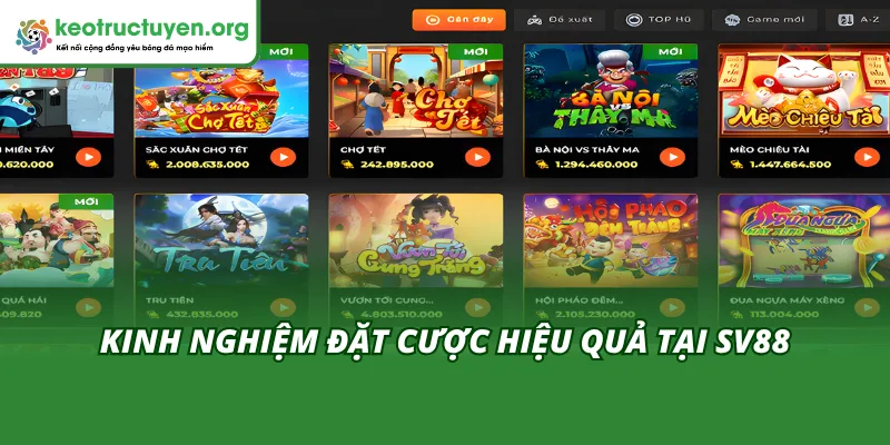 Kinh nghiệm cược tỷ lệ lớn uy tín dành cho tân thủ