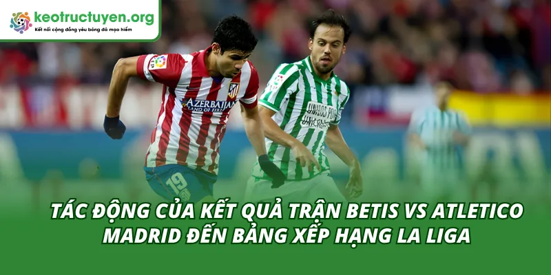 Tác động của kết quả bóng đá Betis vs Atletico Madrid 06/02