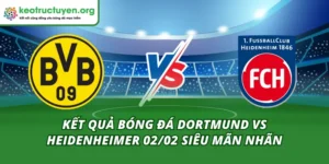 Kết Quả Bóng Đá Dortmund Vs Heidenheimer 02/02