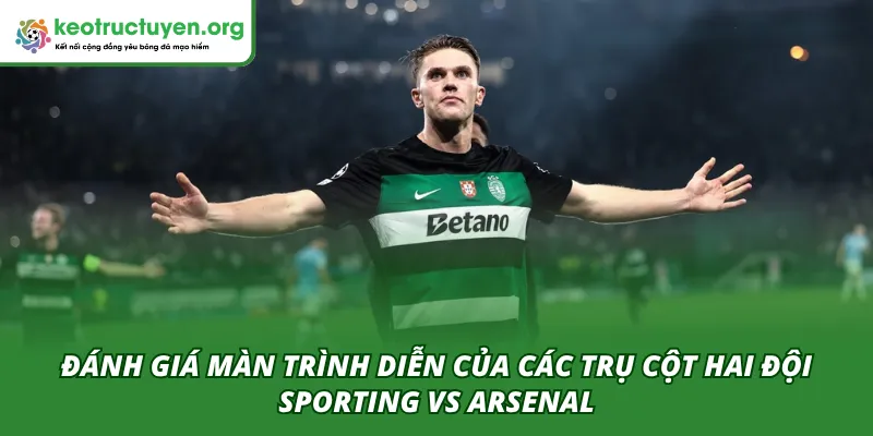 Đánh giá màn trình diễn của hai đội trong trận Sporting - Arsenal 08/04 vừa qua