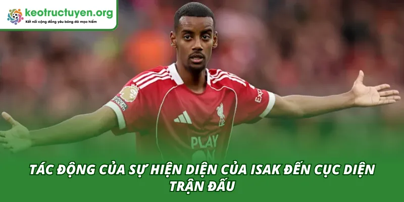 Tác động của sự kiện Liverpool điền tên Isak vào danh sách PSG